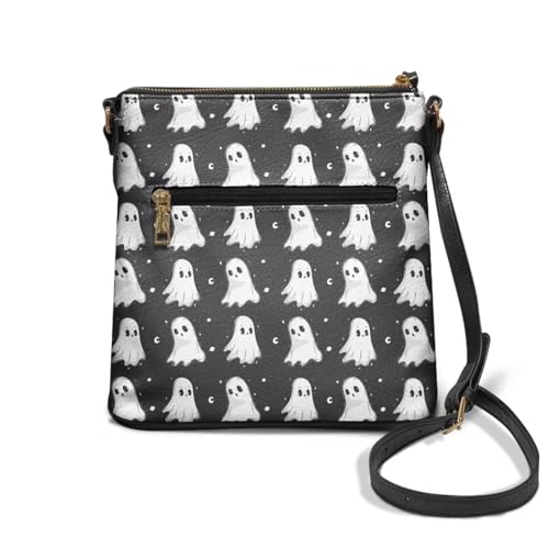 Image of Leather Purses for Women, Leather Hobo Bags for Women Travel Sling Purse Triple Zippered Pockets Shoulder Bag