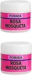 Kit 2 Pomada Clareadora Muntifuncional de Rosa Mosqueta e Dolomita 30g
