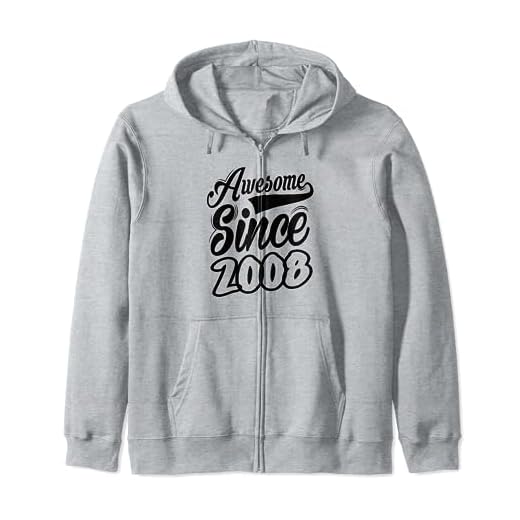Impresionante Desde 2008 Cumpleaños 2008 Vintage 2008 Sudadera con Capucha
