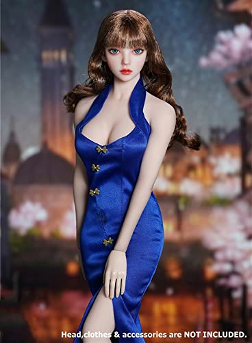 Figurine articulée femelle 1/6 S24A à corps sans couture en silicone de type asiatique