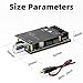 DAMGOO 50W+50W Bluetooth 5.0 Amplifier Board,100w Audio Amp Board Dual Channel DC8-24V,Easy Installation and Password Free Connect to Phone Quietly