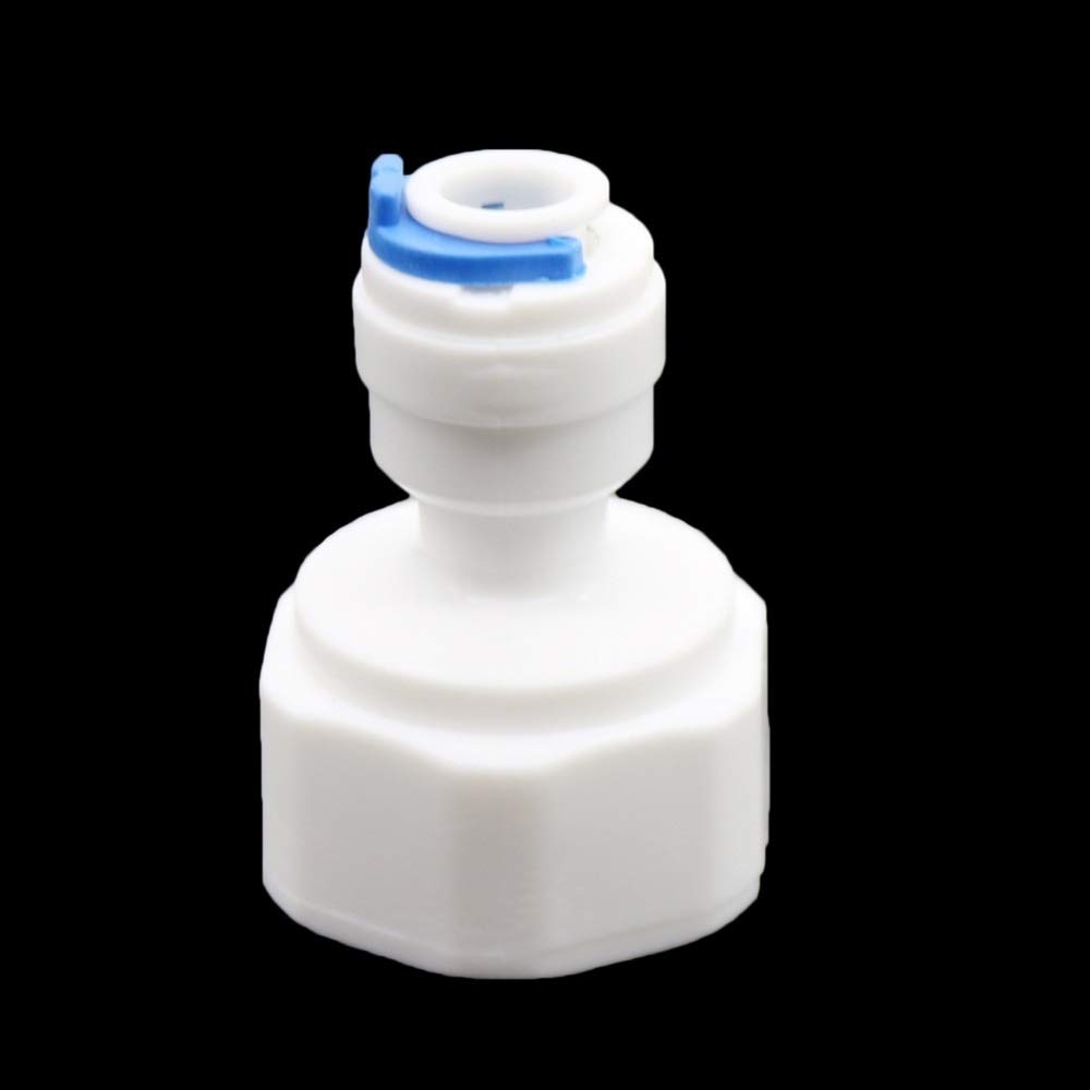 Manguera de jardín Hilo Interno de 1/2 Pulgada a 1/4 Pulgadas de Bloqueo Deslizante Conector rápido Butt Conectores de Bomba de tubería neumáticos Conectores de riego 50 PCS