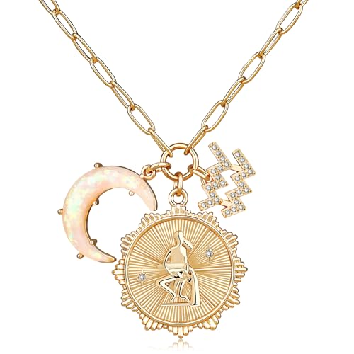 Pièce de monnaie en or constellation pour illuminer vos tenues