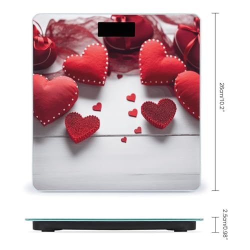 Báscula Digital de Vidrio Templado para Baño con Pantalla LCD miniatura 2