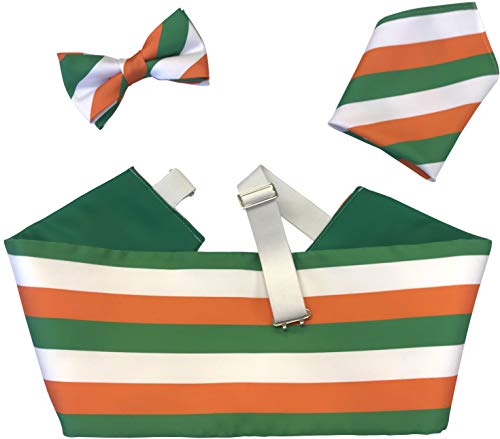Ensemble ceinture drapeau irlandais taille unique pour tenue de fête