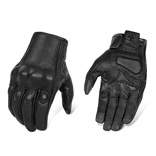 Gants de moto homme XXL gants d'équitation non perforés pour longs trajets