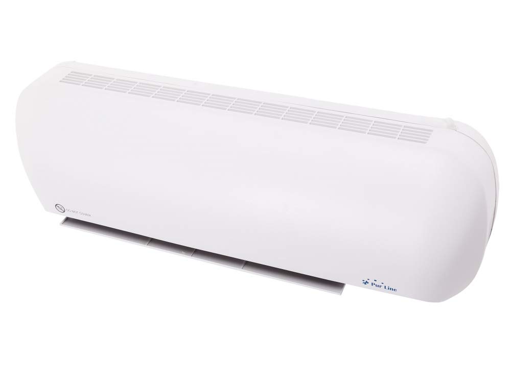 PURLINE | Calefactor Cerámico de Pared 2000W con Temporizador y Mando a Distancia - Calefactor de Pared con Panel Digital y Diseño Elegante de 2000W