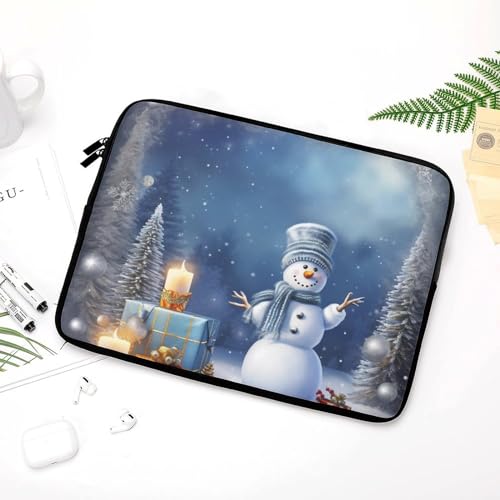 Funda para portátil 13 pulgadas diseño navideño muñeco nieve miniatura 5