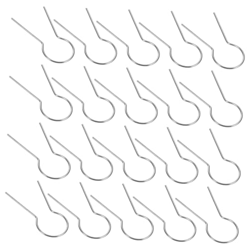 OSALADI 100pcs R Type Hanging Burn Needle Kiln Tools for Ceramic Jewelry Multi Functional Firing Supplies for Pottery Crafts Reliable Hooks for DIY Projects