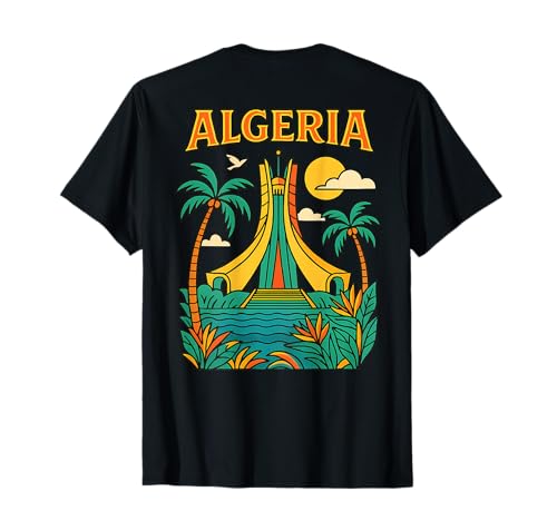 Algérie DZ Fennec Algérien (imprimé au Dos) Tahia Algérie T-Shirt
