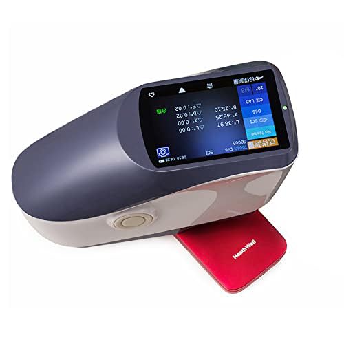 Paint Spectrophotometer 45°/0 Color Spectrophotometer Grating Spectrophotometer for Plastic Plastic with USB Bluetooth 4.0 Capacitive Touch Screen Data Memory Standard 1000 Sample 30000