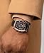 ASOROCK WATCHES Rosegold/Black Ambassador | 42mm Mens Automatic Stainless Steel Watch | tonneau Barrel Homage Style | Top Grain Italian Leather Watch Band | Moonphase Perpetual Calendar Watch