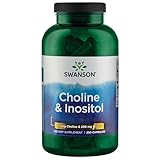 Swanson, Choline & Inositol, 250 glutenfreie Kapseln, 250mg Cholin & 250mg Inositol je Dosis, Sojafrei, GMO frei, Geschmacksneutral