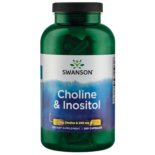 Swanson Choline & Inositol 250mg/250mg Kapseln
