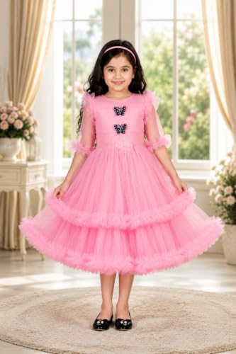 Image of KJD Girls Below Knee Party Dress
