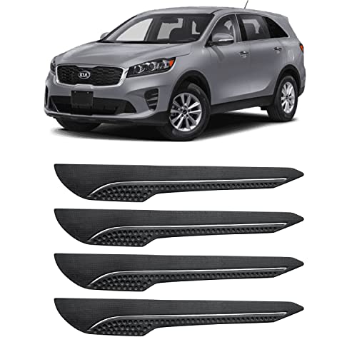 Image of AOSIS-Car Bumper Protector /Bumper Guard for Kia Sorento with Single Chrome Stripe (4-Pcs)