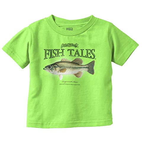 Gill McFinn Bass Fisherman Fishing Toddler Boy Girl T Shirt