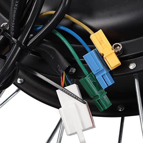VGEBY Kit de conversão de bicicleta elétrica de 50 cm, roda traseira de 48 V 1500 W, kit de motor de
