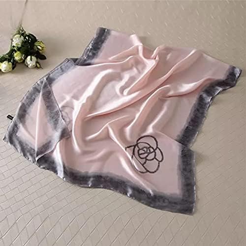 Image of Floral Printed Silk stole | silk Scarf for Women | stylish silk stole for women | Soft Lightweight Stole, Shawl & Neck Wrap | Scarf for Wedding, Party, Travel & Casual Wear