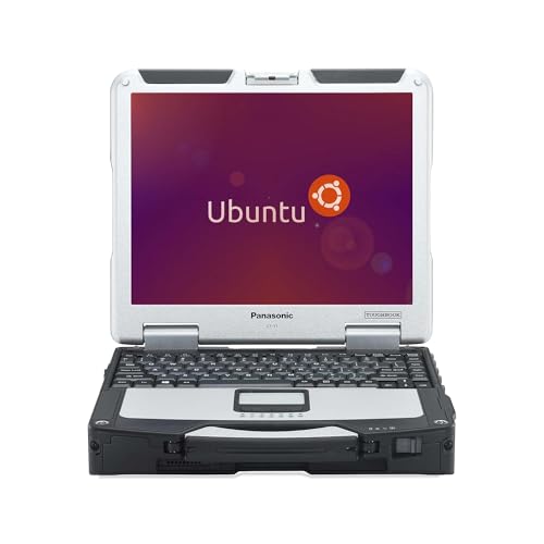 Panasonic Toughbook 31 CF-31 MK5 Rugged Laptop, 13.1' XGA Touch, i5-5300U 2.3GHz, 8GB RAM, 256GB SSD, 4G LTE, Backlit Keyboard, Linux Ubuntu OS (Renewed)