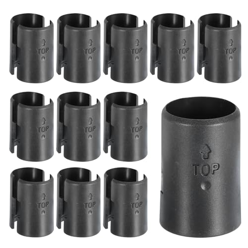 QUARKZMAN Attaches de tablette en fil, 24 pièces de 1 pouce (25 mm), clips de verrouillage en plastique pour système de tablettes en fil (12 paires)