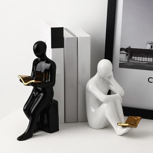 Décorations de table élégantes avec statue de cerf abstrait moderne