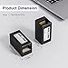 iwillink RJ45 Coupler Ethernet Connector, Female to Female RJ45 Connector for Cat7 Cat6 Cat5e Cat5 Ethernet Cable, Extender Adapter, 20 Pack, Black