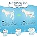 SlowTon Washable Dog Diapers Female - 3 Pack No Leak Reusable Doggie Puppy Diaper with Adjustable Buttons, Comfortable Female Dog Diapers for Heat Cycle Period Small Medium Large Dogs (XS)