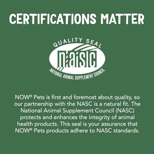 NOW Pet Health, L-Lysine Supplement, Powder, Formulated for Cats, NASC Certified, 8-Ounce 5