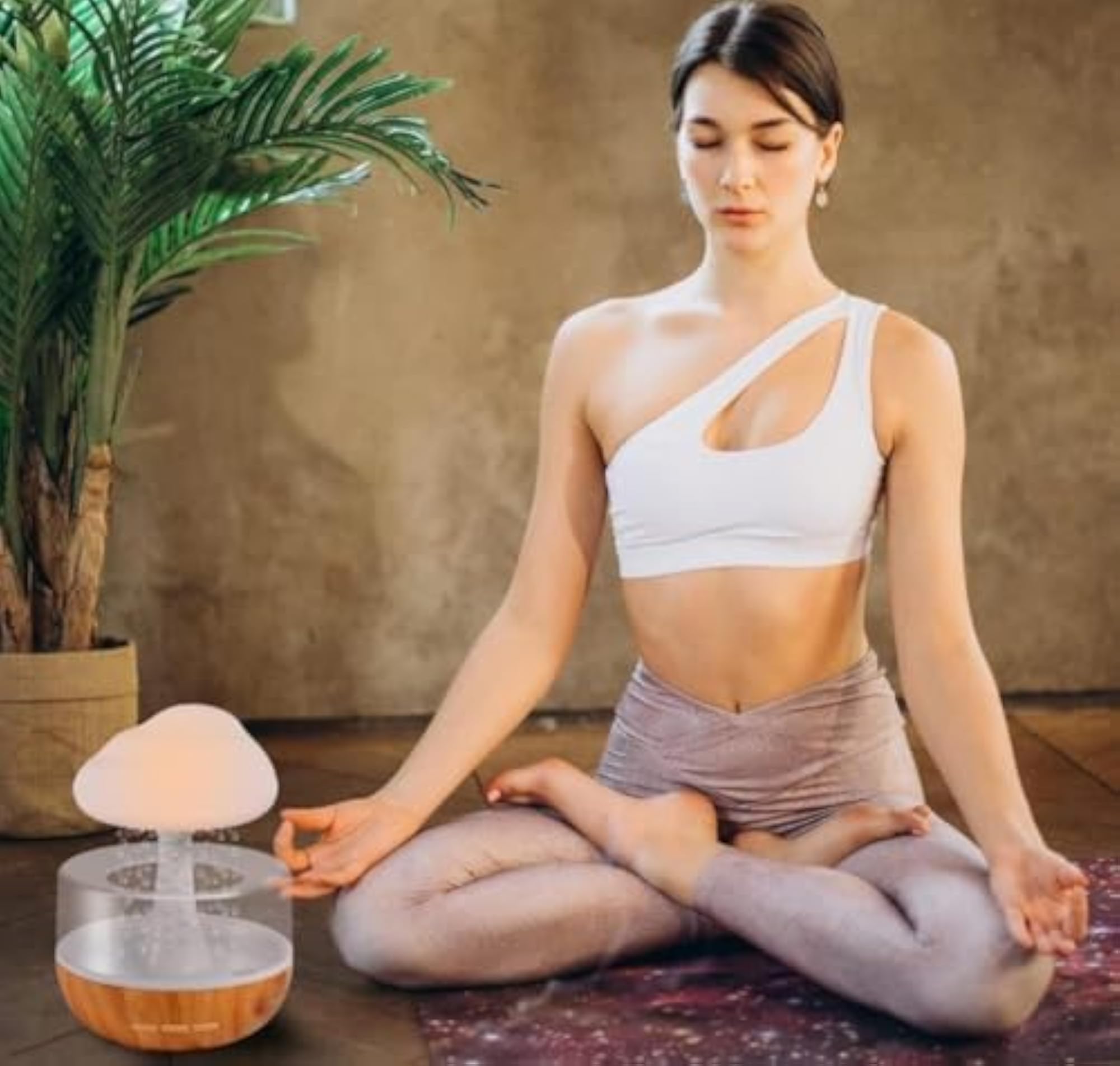 TAYCORE LIVING Cloud Rain Diffuser with Relaxing Sound