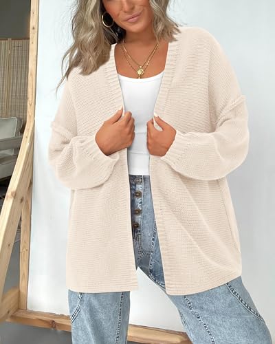 Image of BTFBM Casual Cardigan Sweater for Women Fall 2026 Long Sleeve Sweaters