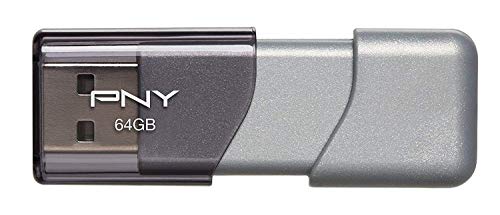 PNY 64 GB USB 3.0 Flash Drive Elite Turbo Attache 3 (pacote de lente) pacote com (5) cordão Tudo Men