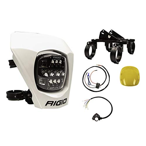 Rigid Industries – 300417 Adapt Xe Extreme Enduro Led Moto Kit – Led Light With 3 Lighting Zones – Gps Module (White) #TOP28