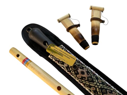 Armenian Duduk, Professional Duduk, Key A Duduk, 2 Reeds, National Taraz Case, Playing Instruction and Flute