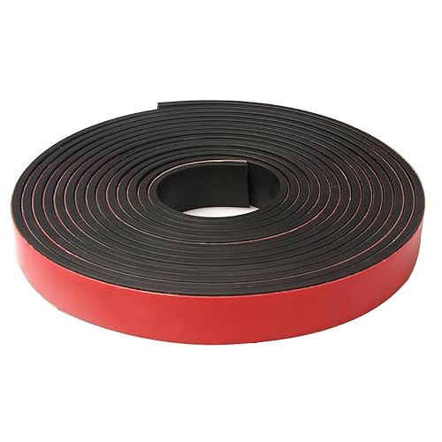 Zasvec Gummistreifen 1 Rolle Gummimatte Gummiplatte Hartgummi Vollgummi Gummistreifen Selbstklebend Gummiprofil Hartgummi-streifen Gummimatte Außenbereich Gummimatten für Dichtungen DIY