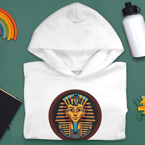 Azeeda 'Egyptian Pharaoh in Circle Frame' Children's Hoodie/Hooded Sweater (KO047174)3