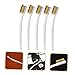 OSOLADY 5pcs Copper Wire Brush with Plastic Handles for Removing Rust Welding Slag and Paint Stains Industrial Cleaning Tool for Motor Door and Window Maintenance