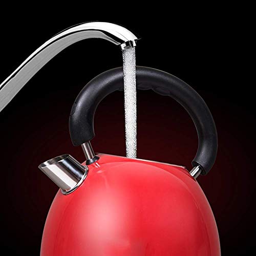 Hervidor eléctrico de acero inoxidable 2.0 litros rojo miniatura 3