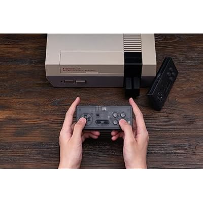 8Bitdo N30 2.4G Wireless Gamepad for Original NES (Transparent Edition)
