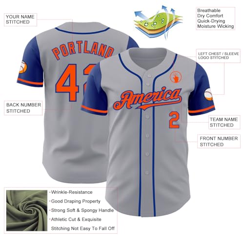 Custom Pinstripe Baseball Jersey Full-Button Softball Shirts Personalized Stitched Sports Uniforms for Men Women Youth miniatura 3