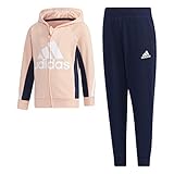 adidas performance trainingsanzug pink Trainingsanzug für Kinder adidas Unisex Kinder Lk Ft Tracksuit Trainingsanzug, Glow Pink/Collegiate Navy, 9 Jahre EU