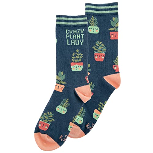 Women's Crew Plant Socks, One Size