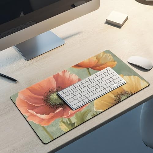 Tapis de souris grande taille résistant aux taches pour protéger le bureau