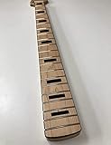 Gloss 5 String Electric bass guitar neck 20 fret 34 inches Maple fingerboard Black Block Inlay