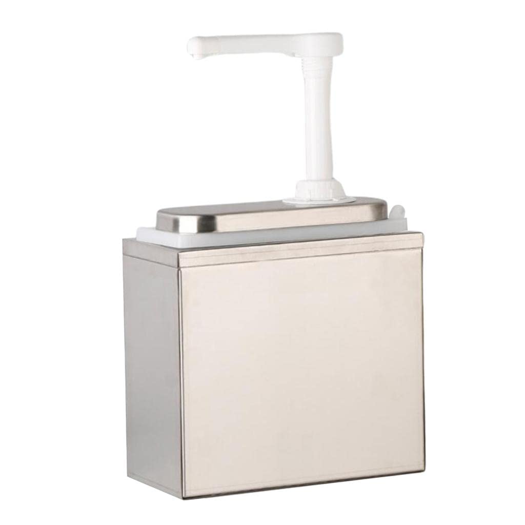 Dispenser per Pompa per 1L/2L Contenitore per Ketchup per Aceto di Olio per Ristorante, 1L B