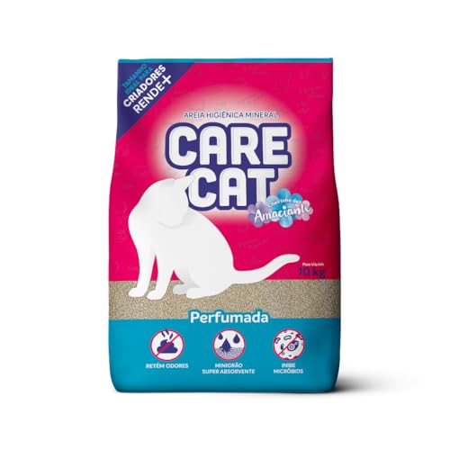 CareCat Areia Higiênica Criadores Perfumada 10kg