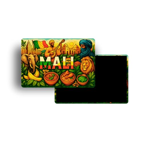 Magnets Frigo – 150 Pays au Choix – Souvenirs Touristiques Pays du Monde – Aimants Décoratifs Réfrigérateur – Cadeau Voyage – Style Traditionnel – 5,4 x...