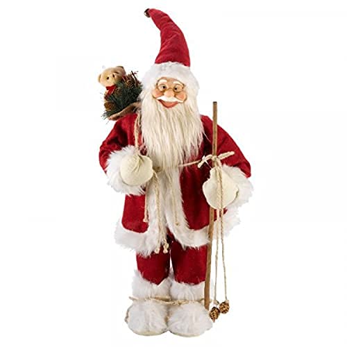 Figura Papá Noel, Manguera Efecto Neón, 57 Cm, 288 Led Blanco Rojo