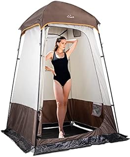 CampLife Portable Pop Up Shower Privacy Tent – Oversized Outdoor Changing Room – Easy to Set Up Dressing Room – Sun Shelter with Carry Bag - Large Camping