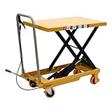 Höhenverstellbar Scherenhubtisch hydraulisch, 230 KG, Hubtischwagen...